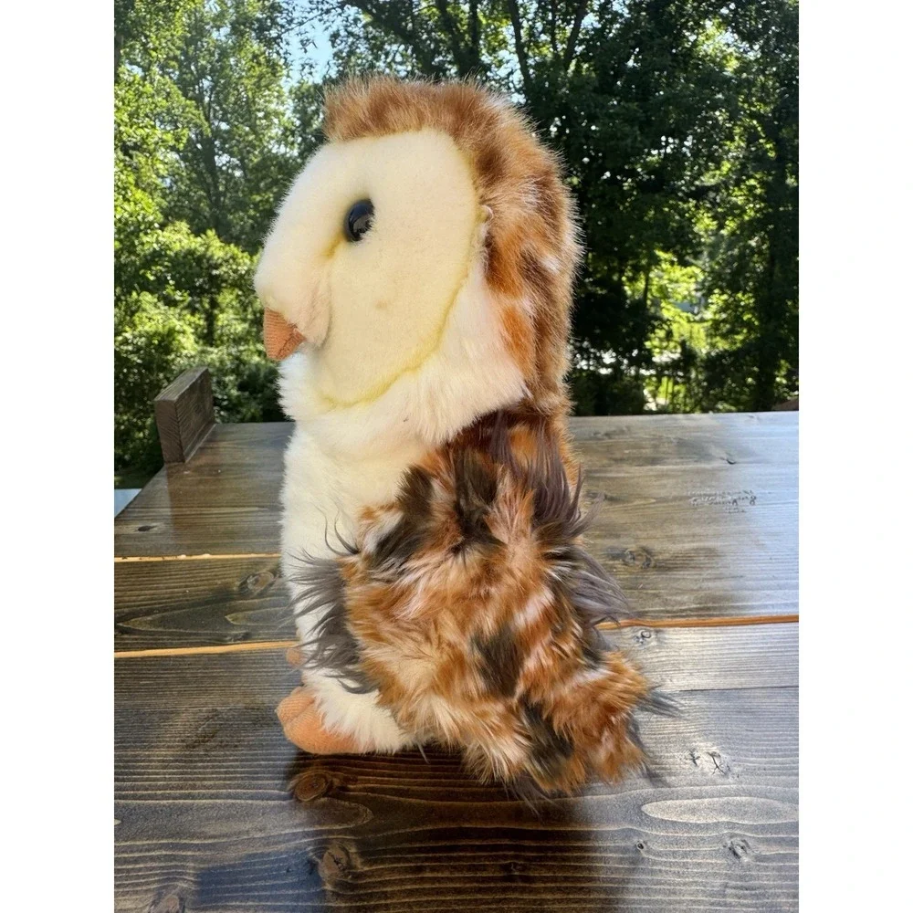 Aurora Handmade Barn Owl Plush Realistic Owl Stuffed Animal 10